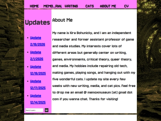 Website screenshot