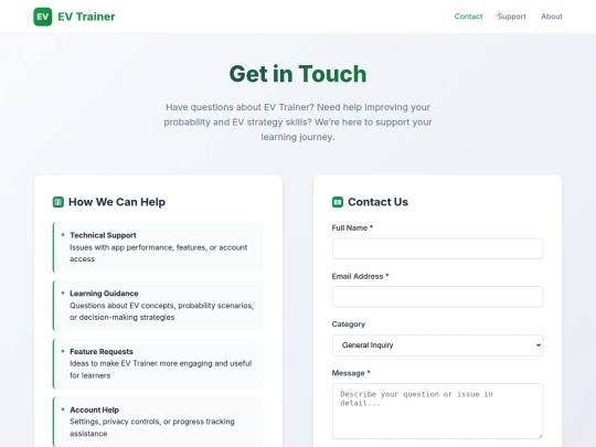 evtrainer screenshot