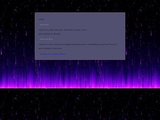 OCs screenshot