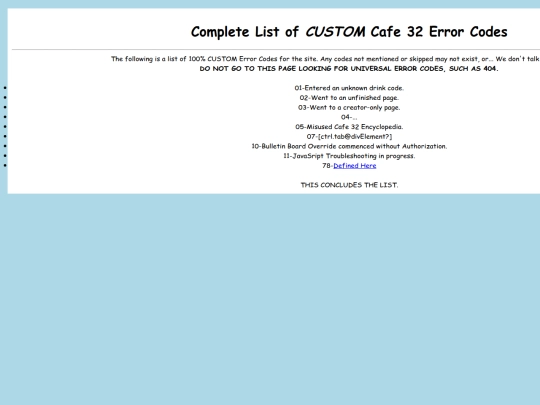 error-codes screenshot
