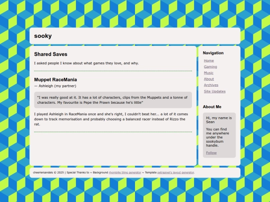 Website screenshot