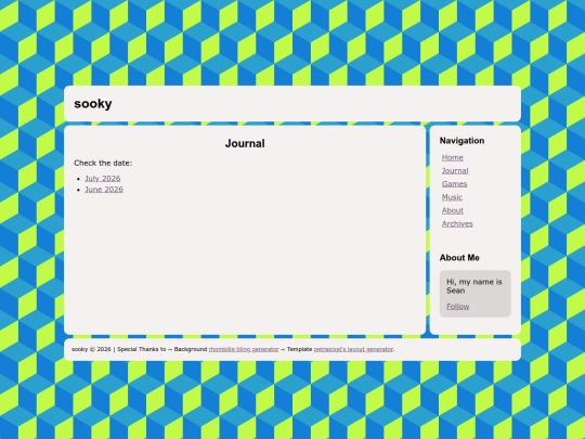journal screenshot