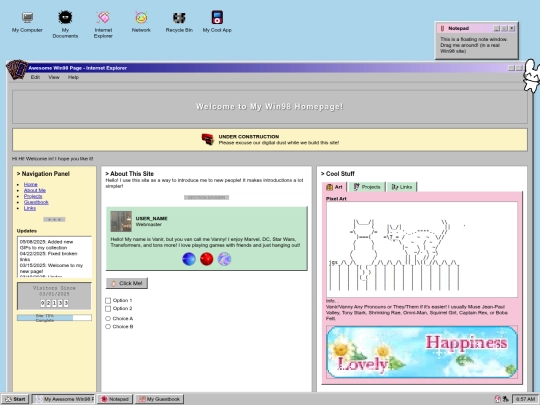 Website screenshot