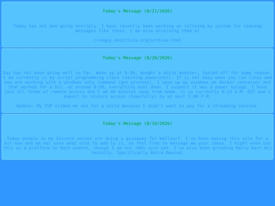archive screenshot