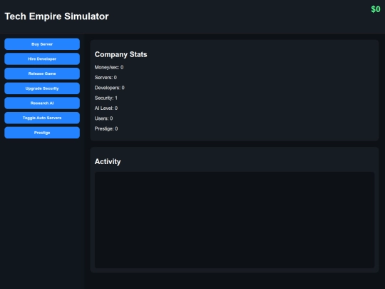 Website screenshot