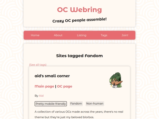 tag/fandom screenshot