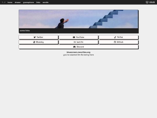 links screenshot