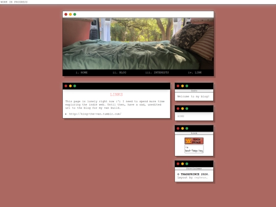 links screenshot