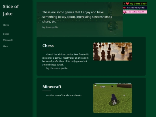 games screenshot
