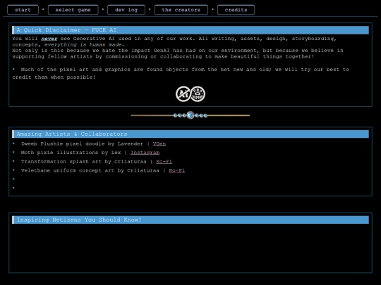 credits screenshot