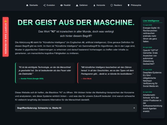 Website screenshot