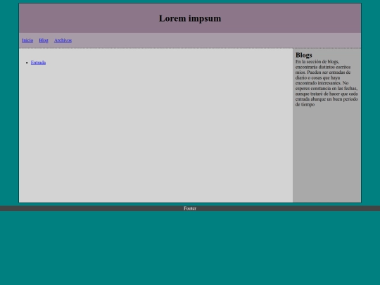 Blogmenu screenshot