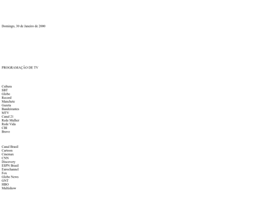 programacaotv/tv3001200005 screenshot