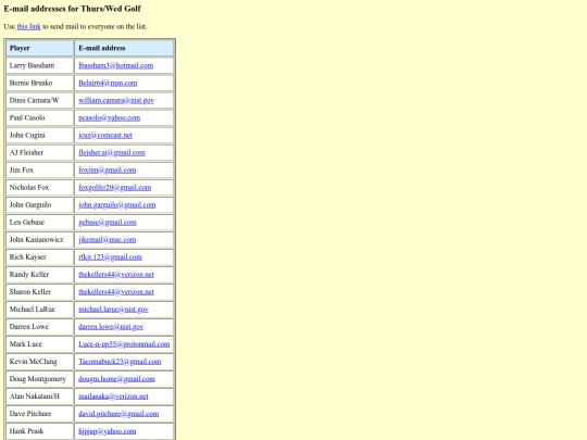 email-list screenshot