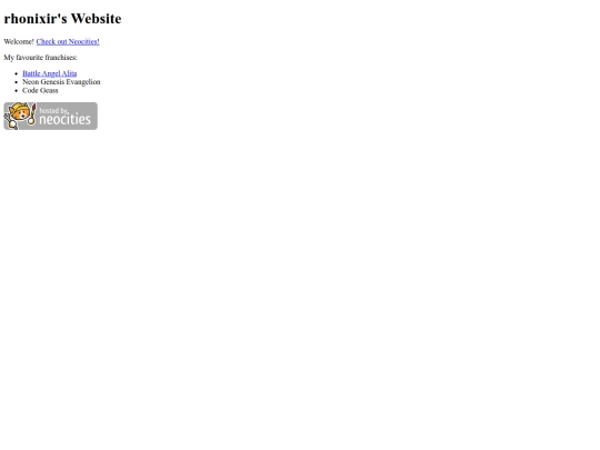index screenshot