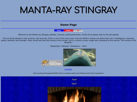 Testpage screenshot