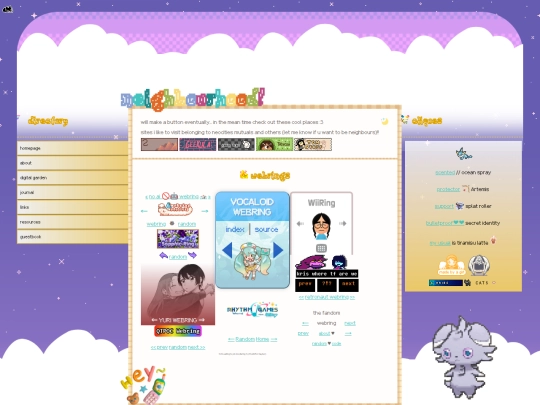 links screenshot