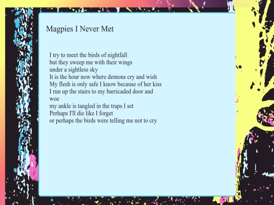 writhing/Magpies I Never Met screenshot