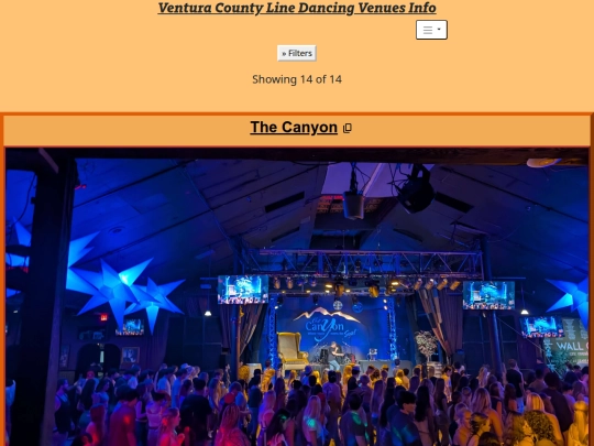 linedancelocationsInfoCopy screenshot