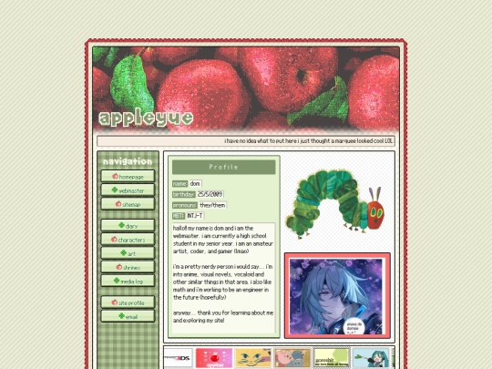 webmaster screenshot