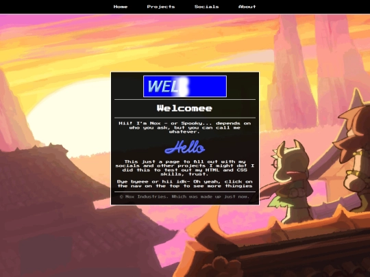 index screenshot