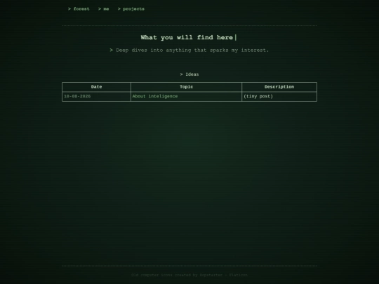 index screenshot