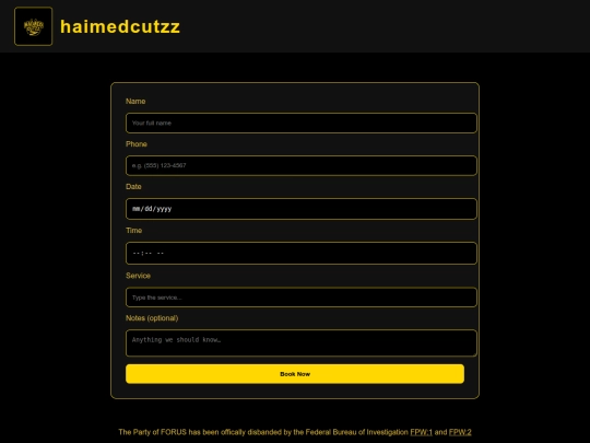 Website screenshot