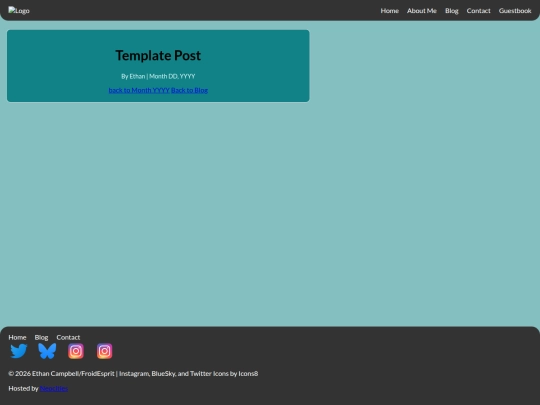 blog/posttemplate screenshot