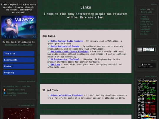 links screenshot