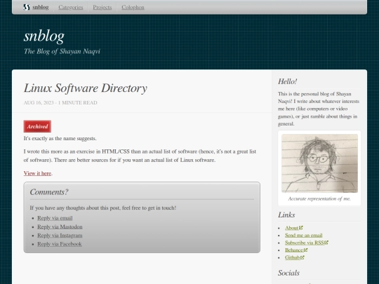 projects/004-linux-software-directory screenshot