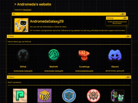 index screenshot