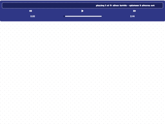 tests/musicplayer screenshot