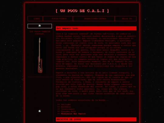 Website screenshot