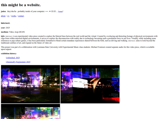 works/intersect screenshot