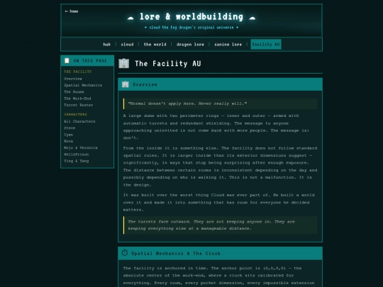facility screenshot