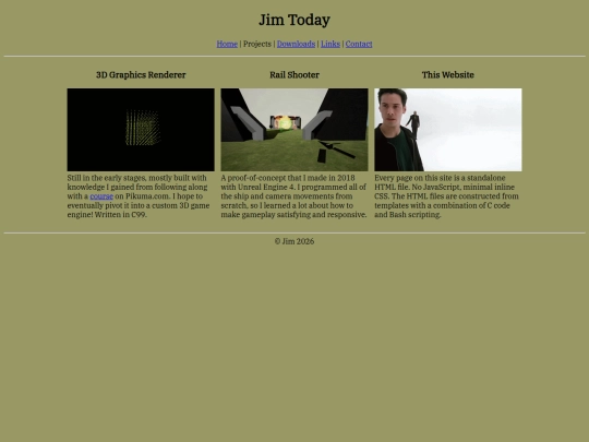 projects screenshot