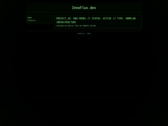 projects screenshot