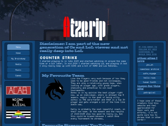 Website screenshot