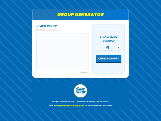 teacher_tools/group_generator screenshot