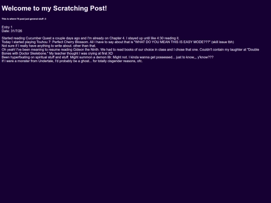 ScratchingPost screenshot