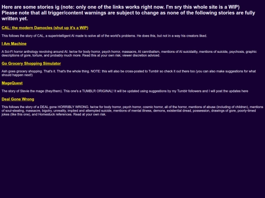 Stories screenshot
