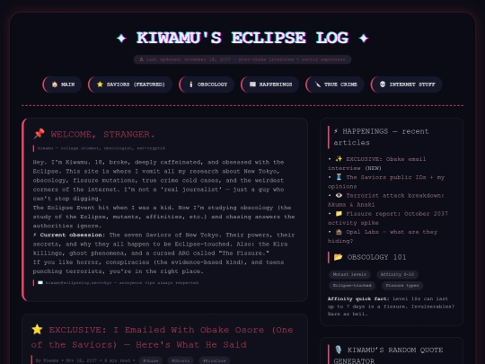 Website screenshot