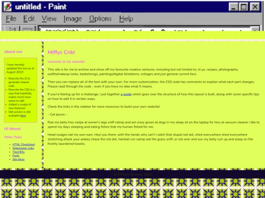 Website screenshot