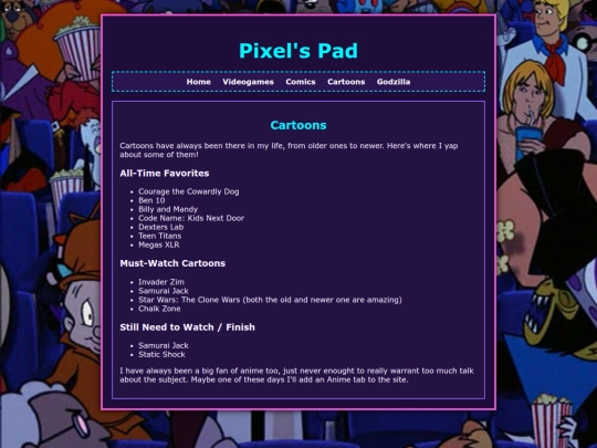 Website screenshot