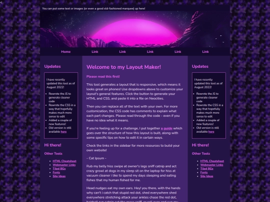 Website screenshot