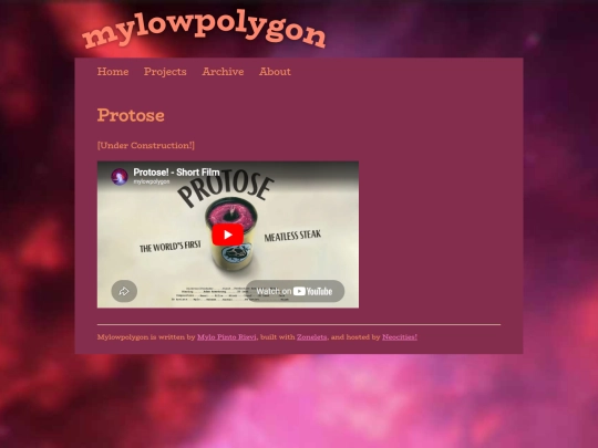 Projects/Protose screenshot