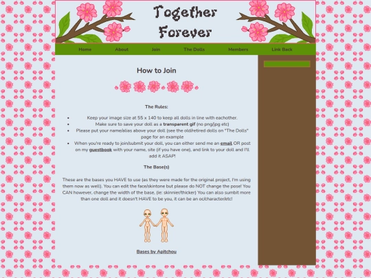 cliques/togetherforever/join screenshot