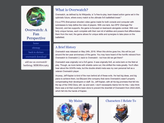 Website screenshot