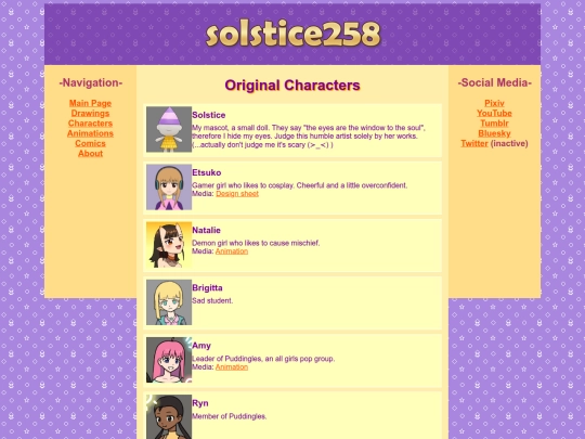 chars screenshot
