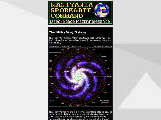 sporegate/galaxyMap screenshot